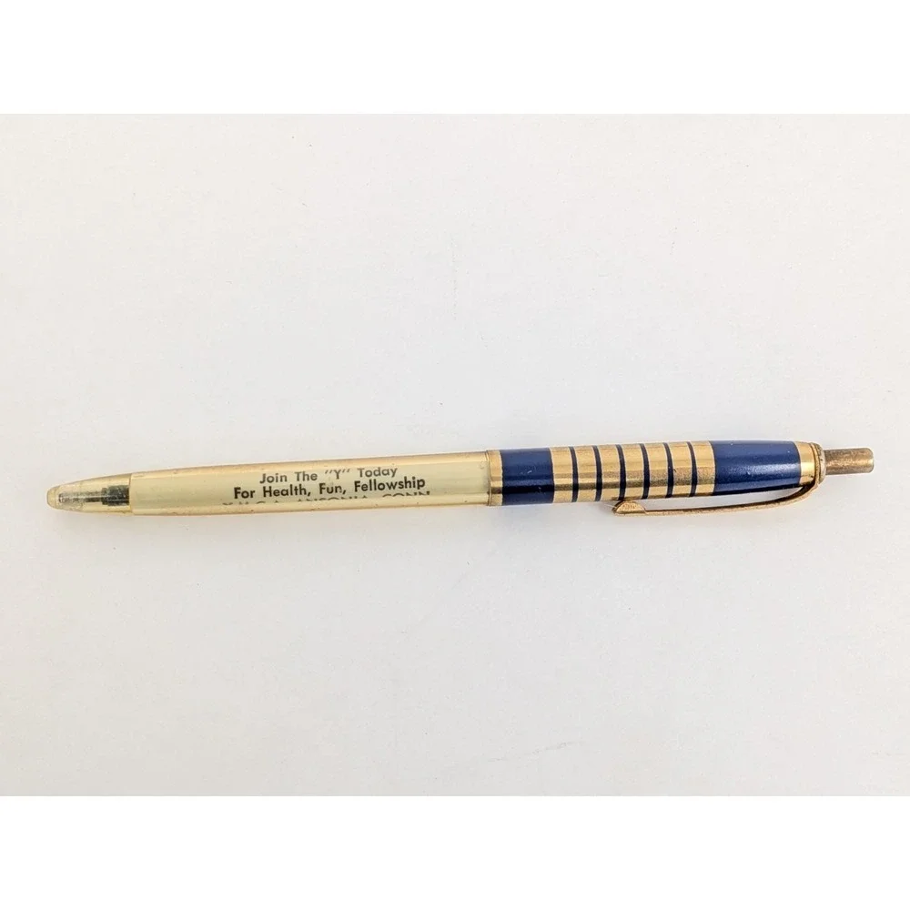 US PENCIL CO Vintage YMCA Amity Connecticut Y Mens Club  Advertising Pen